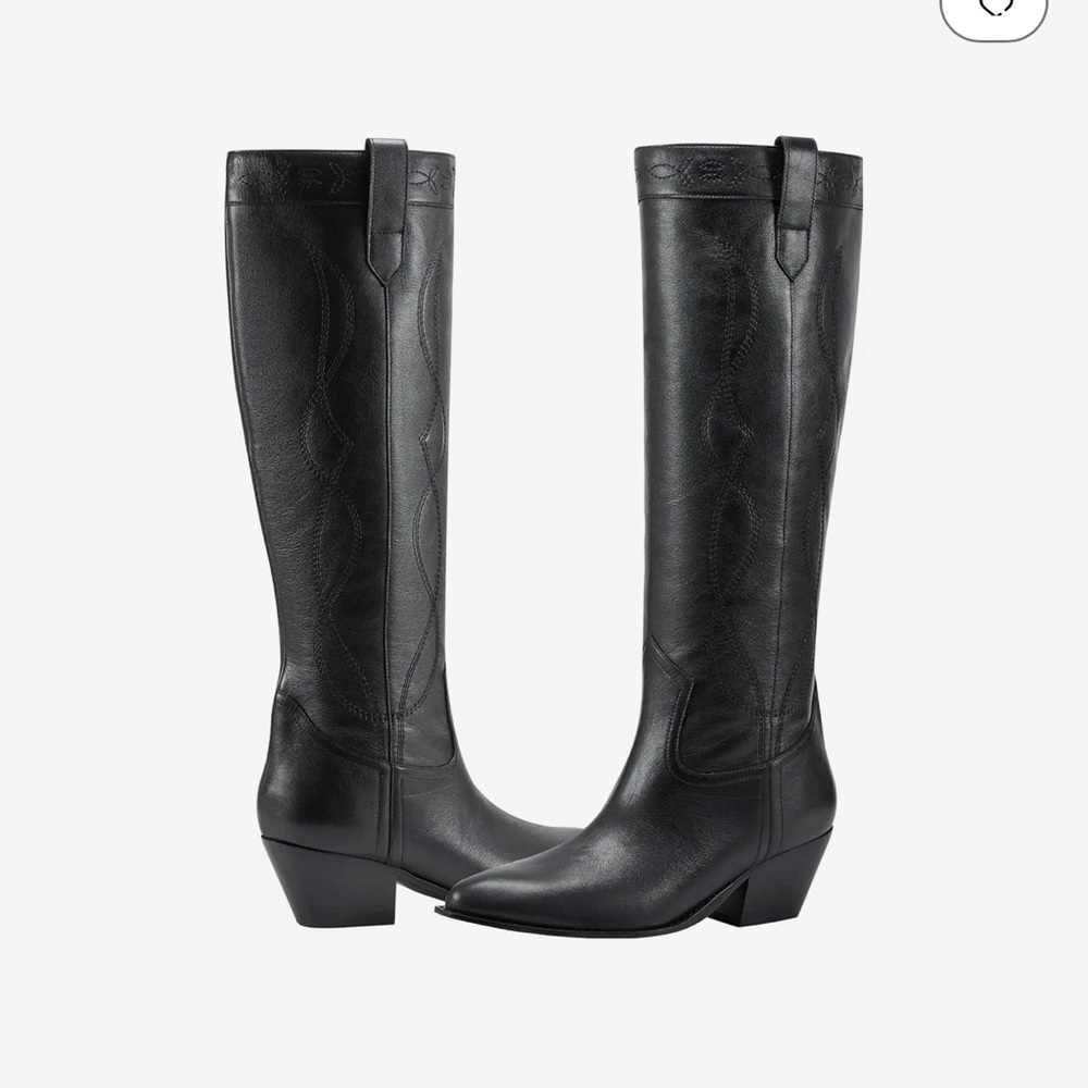 Marc Fisher Black Knee-High Boots